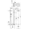 Tres Base-Tres Plus Zestaw termostatyczny natryskowy 21639301